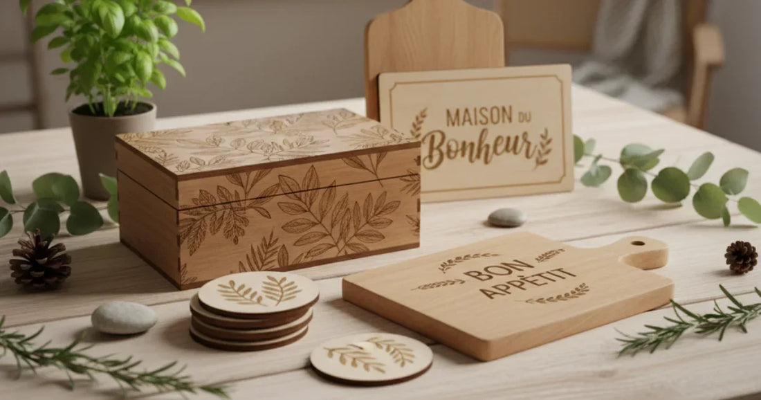 Cadeaux personnalisés en bois – alternative écologique au plastique et au jetable