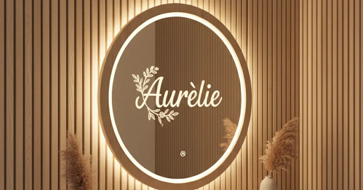 Gravure rétroéclairée en bois – décoration lumineuse et personnalisée, élégante et artisanale