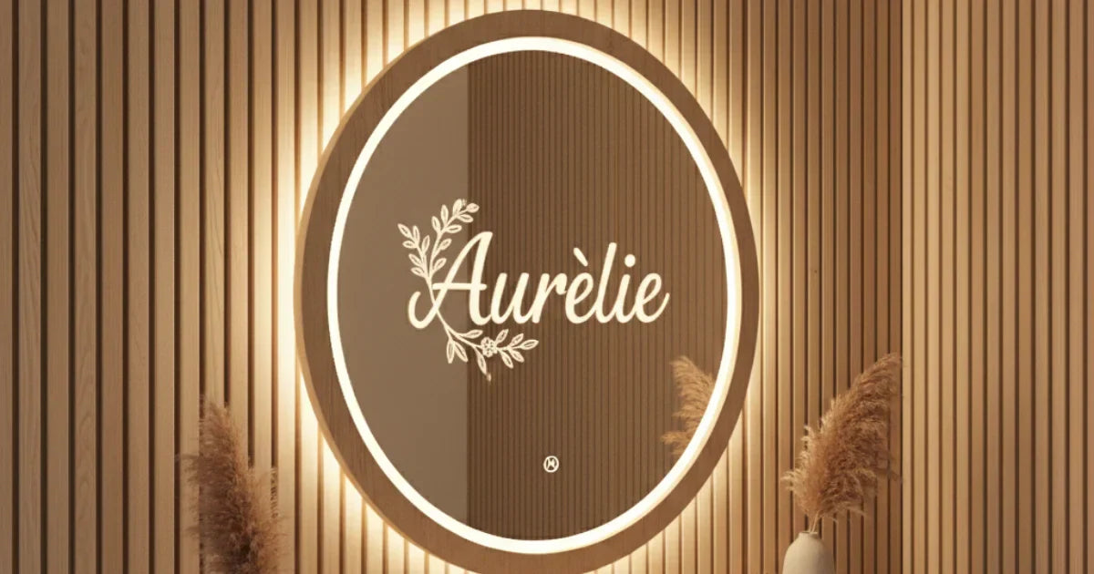 Gravure rétroéclairée en bois – décoration lumineuse et personnalisée, élégante et artisanale