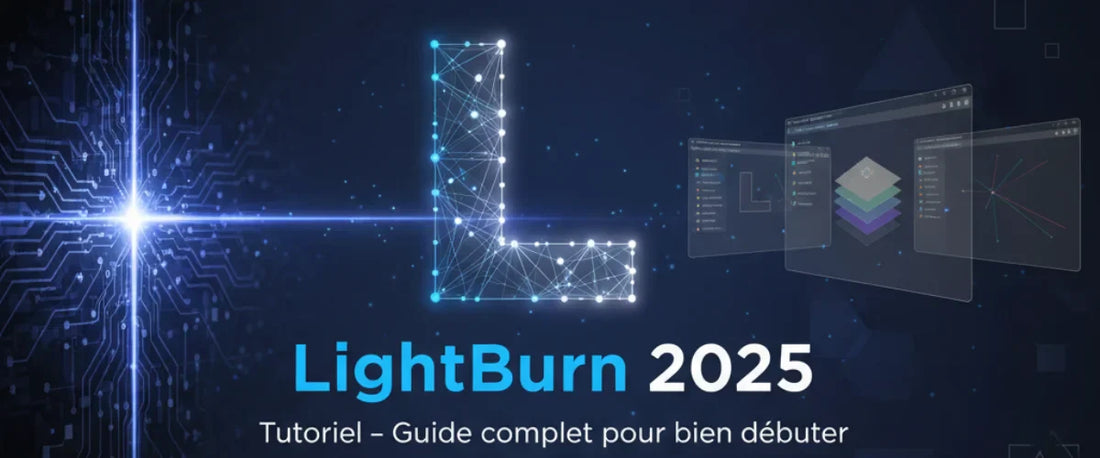 Tutoriel LightBurn 2025 – Guide complet pour bien débuter et progresser