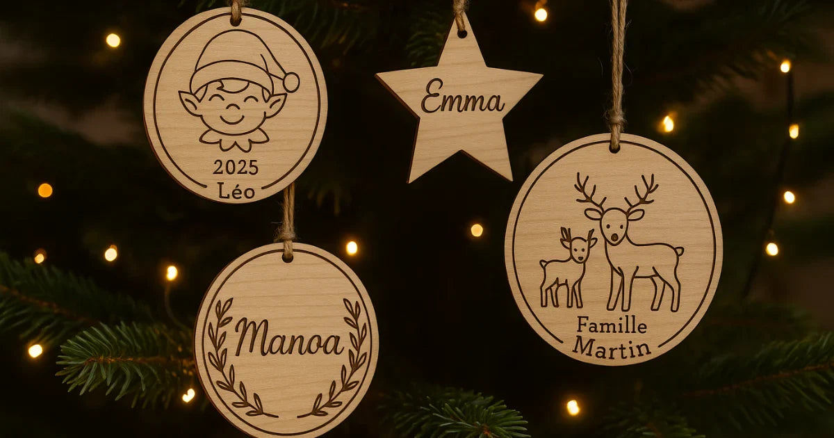 Les meilleures suspensions de Noël personnalisées 2025
