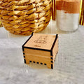Boîte bois personnalisée gravée – coffret cadeau artisanal