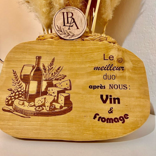 Planche à Découper Personnalisée en Bois – Gravure Prénom ou Message | Cadeau Authentique