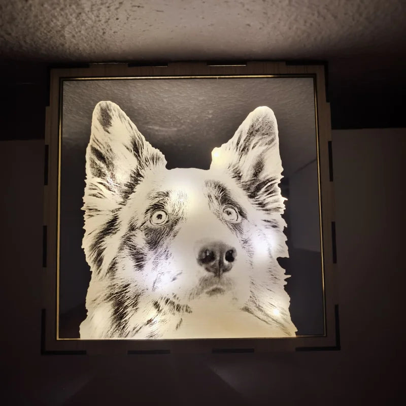 Miroir personnalisé lumineux